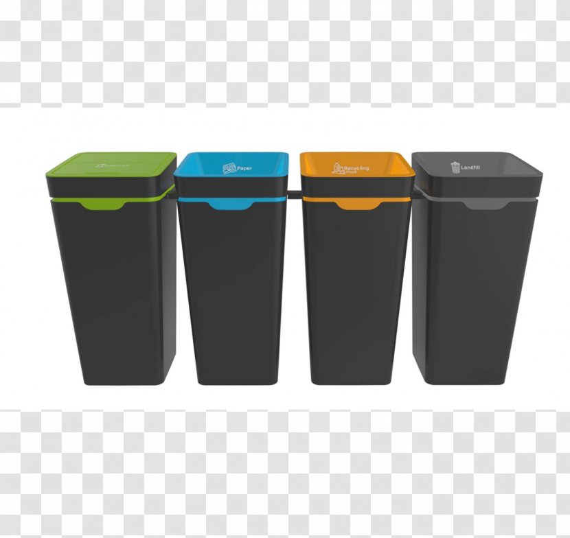 Recycling Bin Plastic Rubbish Bins & Waste Paper Baskets - Clips Transparent PNG