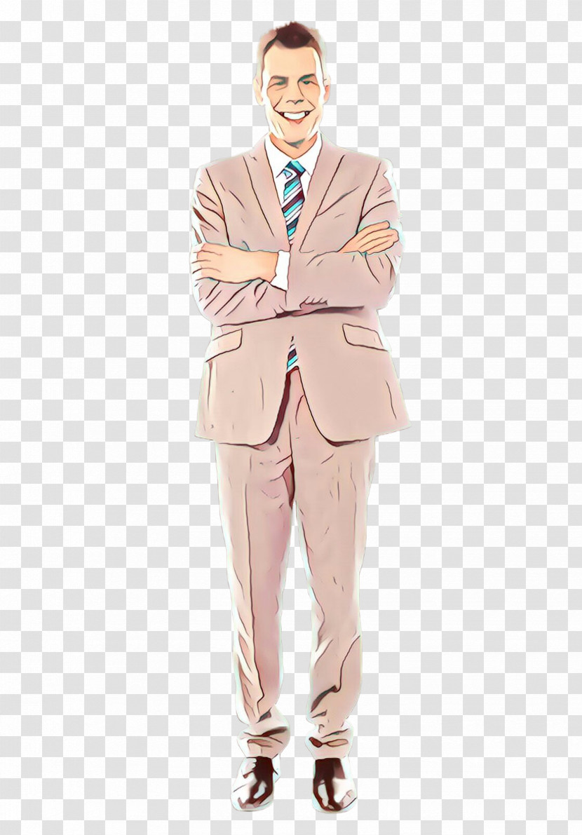 Clothing Suit Standing Outerwear Pink Transparent PNG