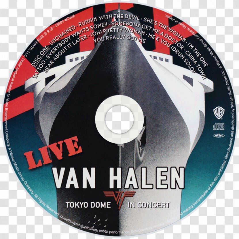 Van Halen A Different Kind Of Truth For Unlawful Carnal Knowledge Compact Disc Tokyo Dome Live In Concert - Frame Transparent PNG
