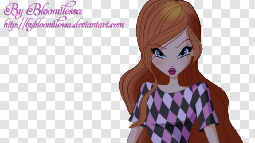 DeviantArt Cartoon Brown Hair - Frame - Couture Transparent PNG