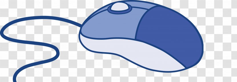 Blue Mouse Input Device Peripheral Technology - Electric Computer Component Transparent PNG
