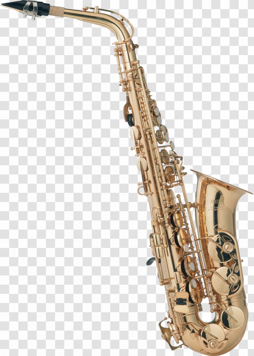 Alto Saxophone Trumpet Clip Art - Watercolor - Brass Transparent PNG