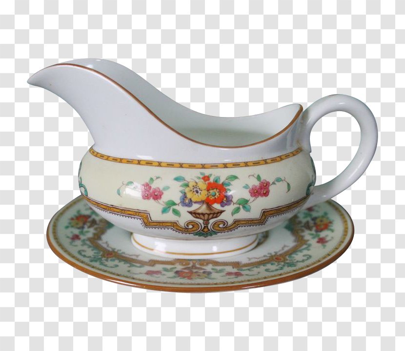 Saucer Gravy Boats Porcelain Plate Tableware - Serveware Transparent PNG