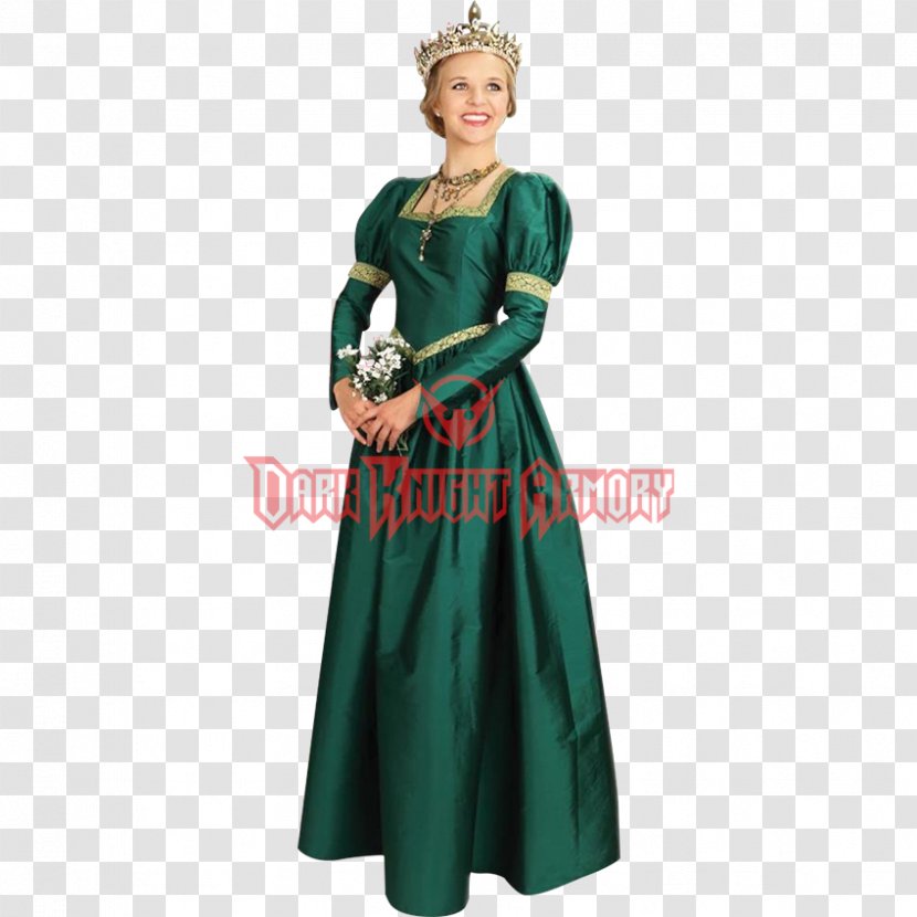 Gown Middle Ages Windsor Wedding Dress - Neckline Transparent PNG
