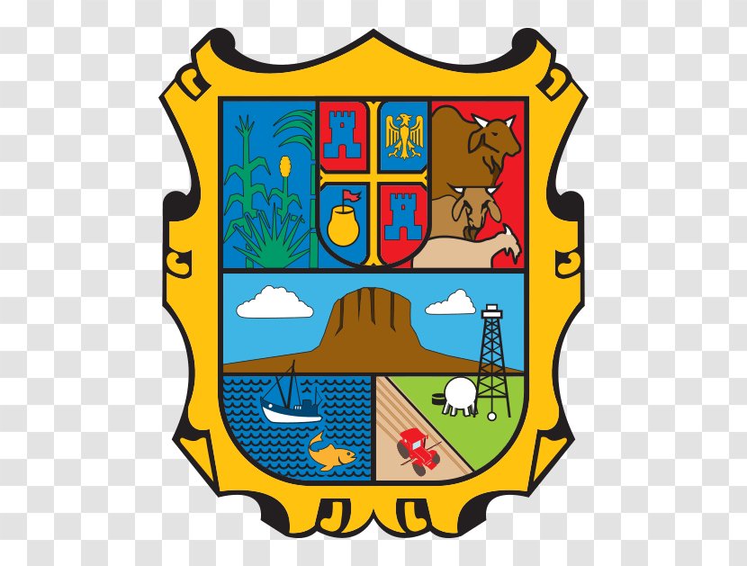 Abasolo Municipality Matamoros Altamira Escutcheon - Yellow - Gobierno Del Distrito Transparent PNG