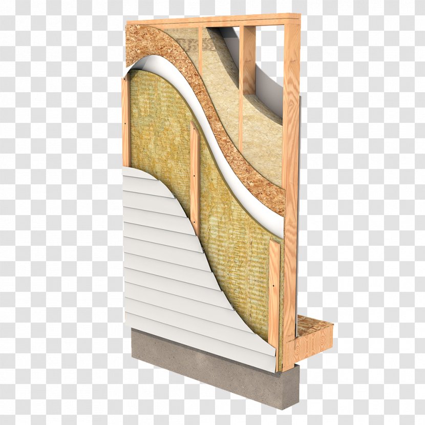 Mineral Wool Wood Wall Stud Building Insulation Thermal - Wooden Board Transparent PNG