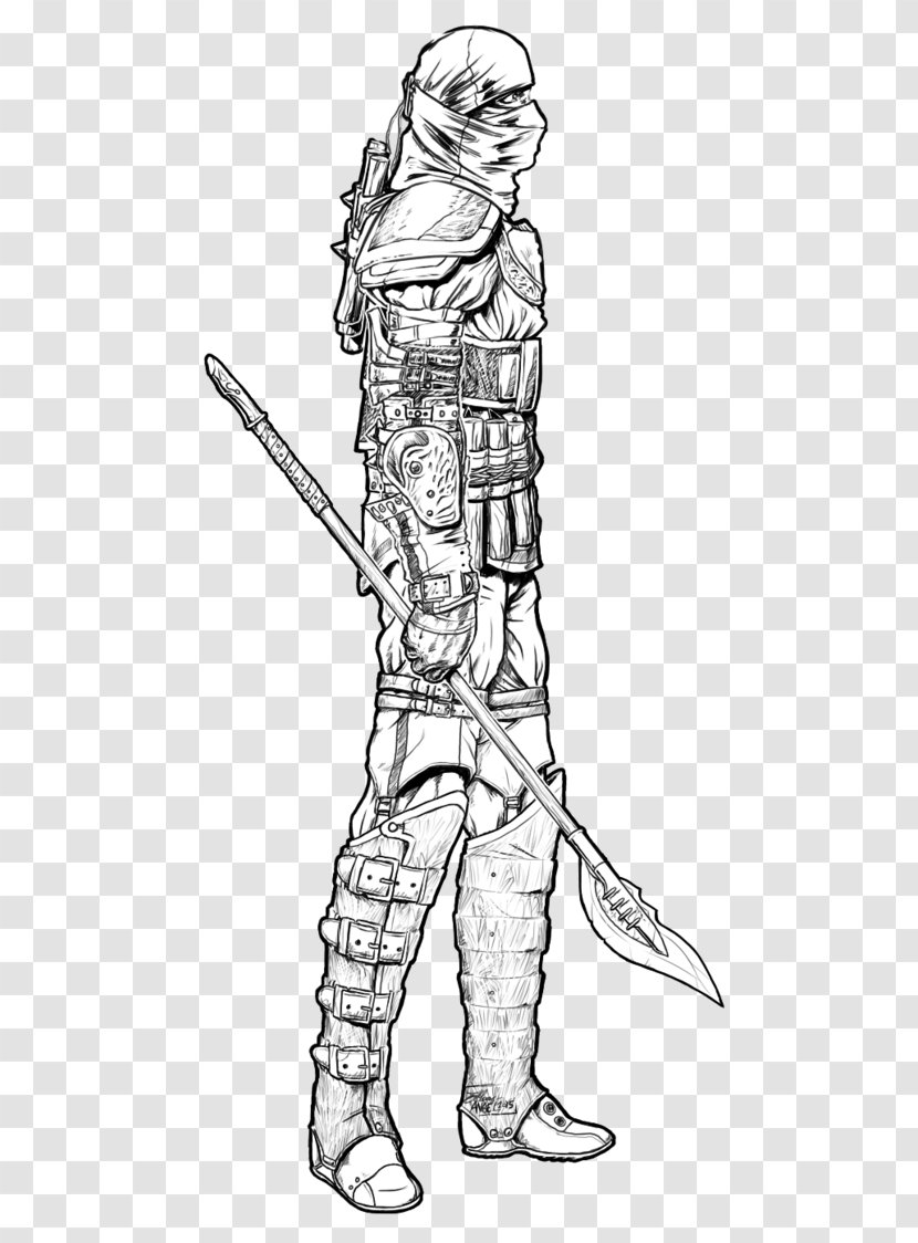 Warrior-m Comics Artist Inker Drawing Sketch - Angel Warrior Transparent PNG