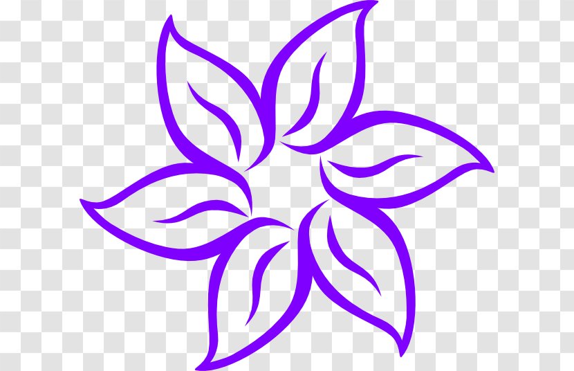 Flower Black And White Clip Art - Purple - Larkspur Tattoo Designs Transparent PNG