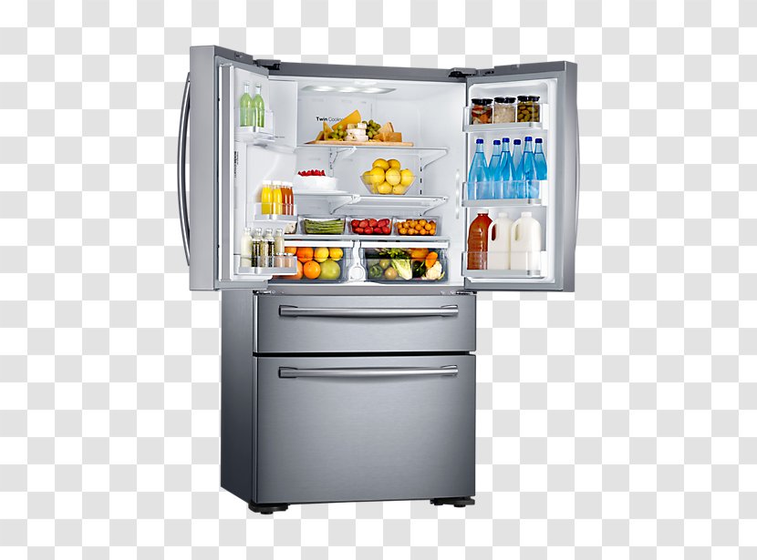 Refrigerator Freezers Samsung RF24H RF24FSEDB - Drawer Transparent PNG