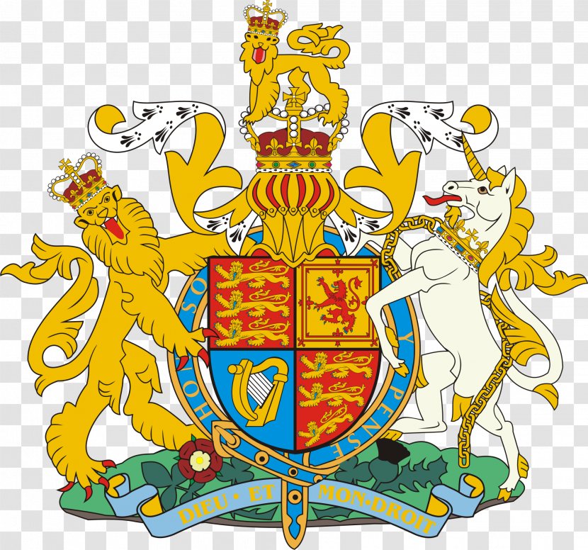 England Royal Coat Of Arms The United Kingdom Ireland Netherlands - Usa Gerb Transparent PNG