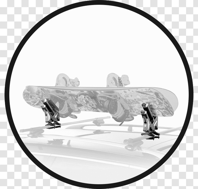 Bicycle Carrier Railing Snowboard Thule Group - Car Transparent PNG