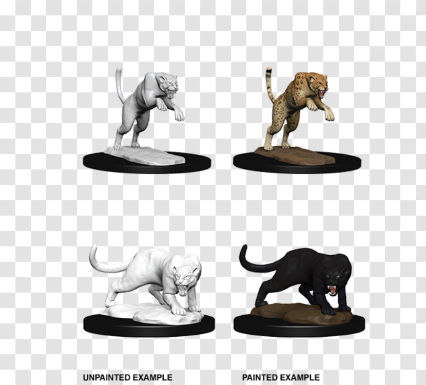 Cat Dungeons & Dragons Miniatures Game Magic: The Gathering Leopard - Black Panther Transparent PNG