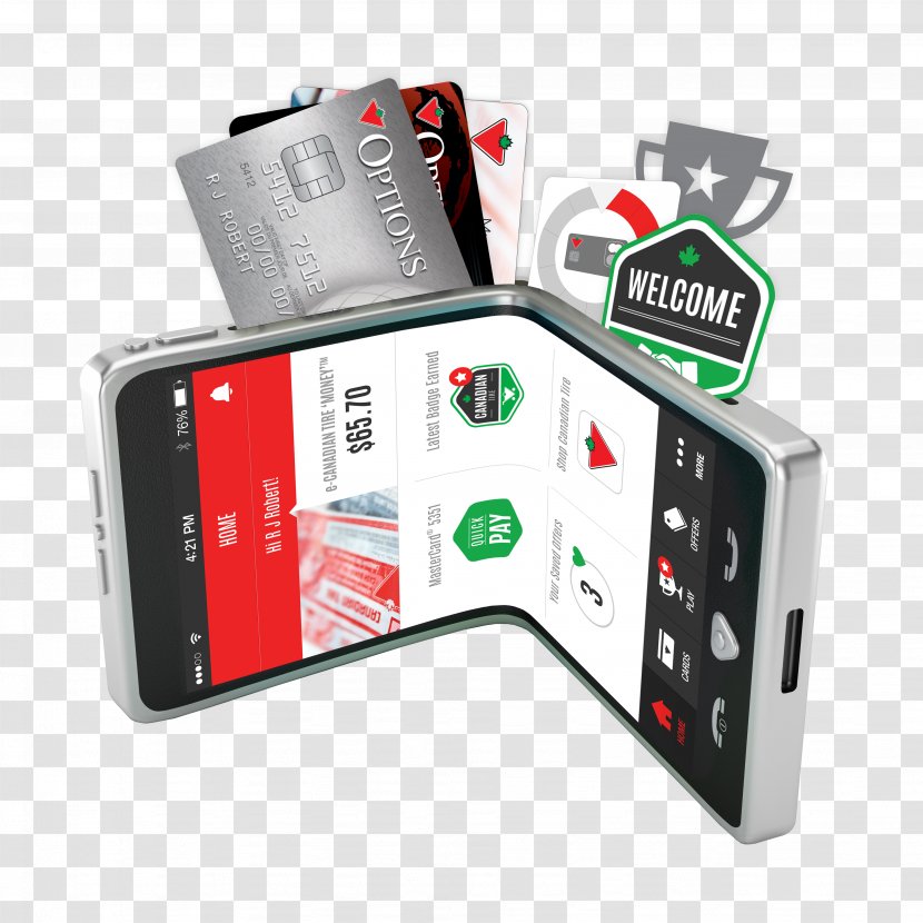 Smartphone Canadian Tire Financial Services Mobile Phones - Creative Phone App Transparent PNG