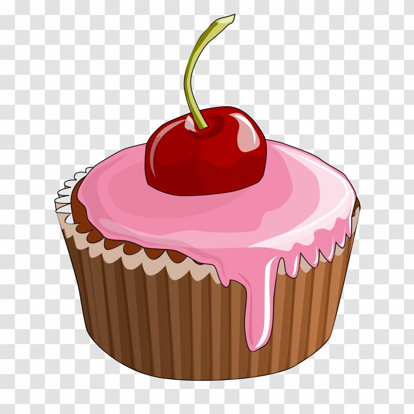 Cupcake Muffin Frosting & Icing Clip Art - Food - Watercolor Cake Transparent PNG