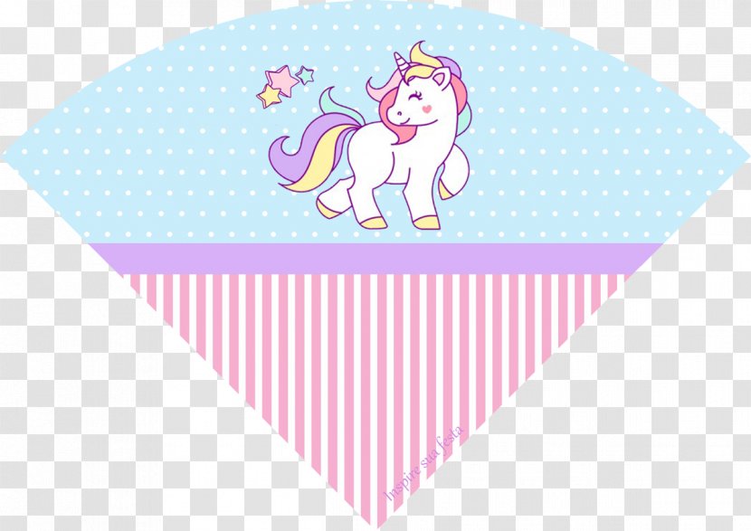 Unicorn Birthday Cake Party Convite - Flower - Unicornio Transparent PNG