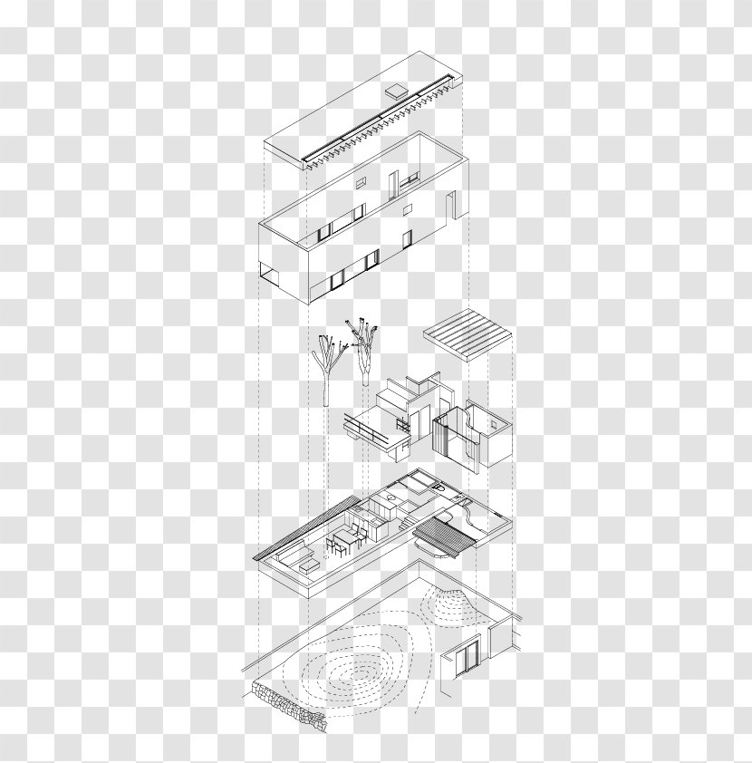 Tree House Trunk Garden - Building - Nelson Associates Archtctrl Transparent PNG