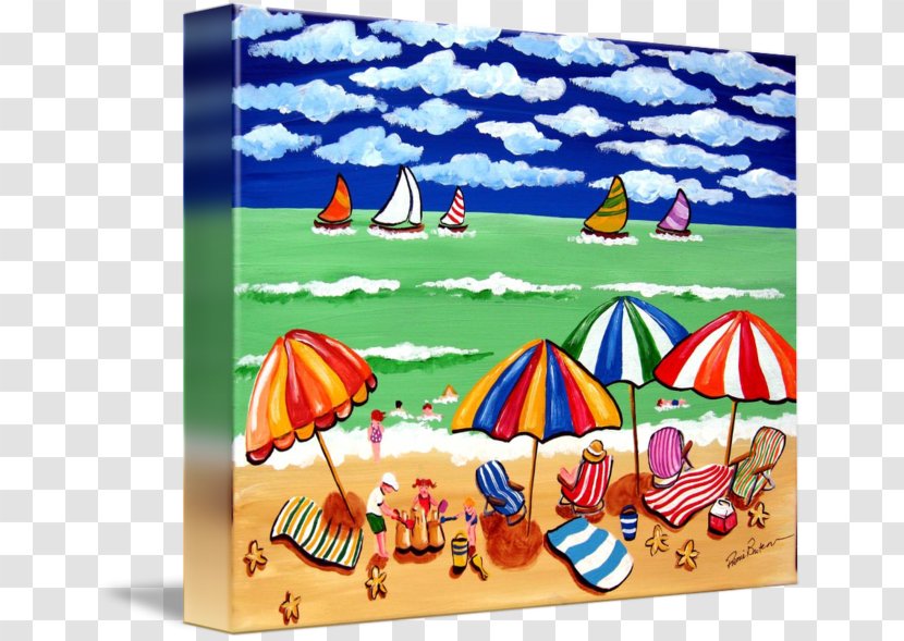NYSE:SQ Gallery Wrap Art Square, Inc. - Beach Fun Transparent PNG
