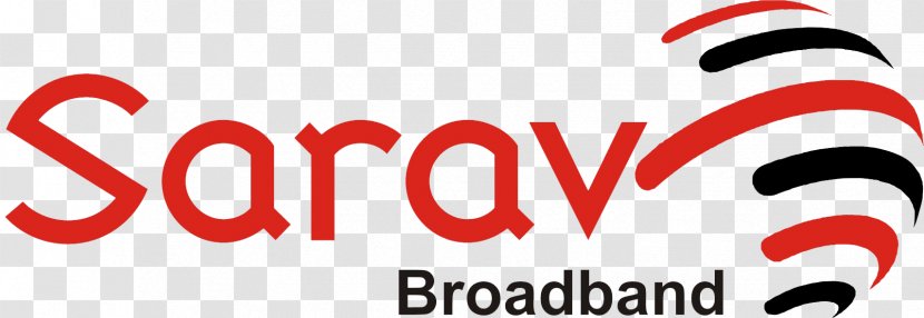 Sarav Broadband Logo Internet Access - Brand - Text Typesetting Transparent PNG