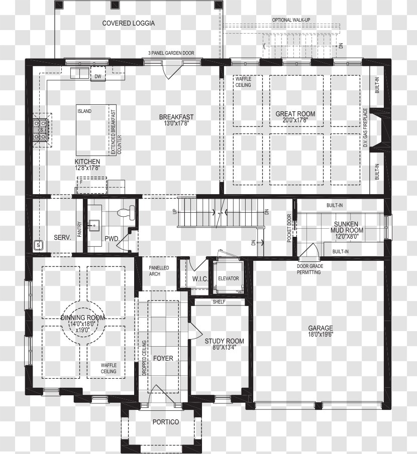 Floor Plan Architecture Pattern - Design Transparent PNG