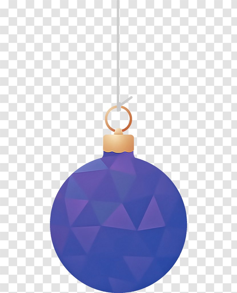 Cobalt Blue Violet Purple Ceiling Fixture - Light Holiday Ornament Transparent PNG