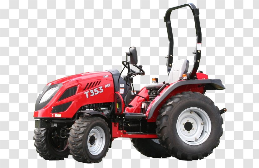 TYM Tractors Vertrieb GmbH Agricultural Machinery Agriculture - Automotive Exterior - Red Tractor Transparent PNG