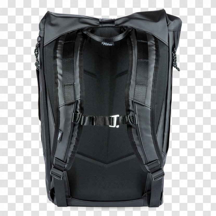 Bag Backpack Nitro Snowboards Laptop - Black Transparent PNG