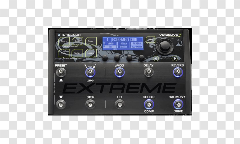 Microphone TC Helicon VoiceLive 3 Extreme TC-Helicon Effects Processors & Pedals - Multimedia Transparent PNG