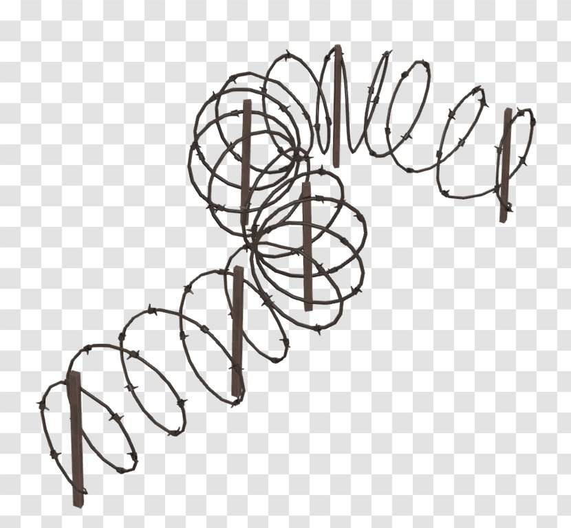 Drawing Barbed Wire Line Art /m/02csf - Monochrome - Barbwire Transparent PNG