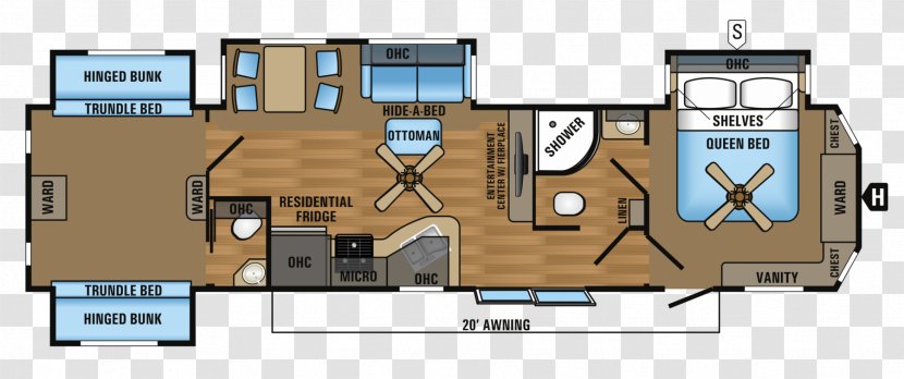 Floor Plan Campervans Caravan Jayco, Inc. - Property - House Transparent PNG