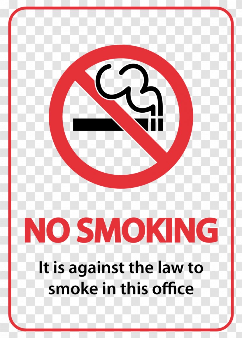 Smoking Ban Sign - Flower - No Transparent PNG