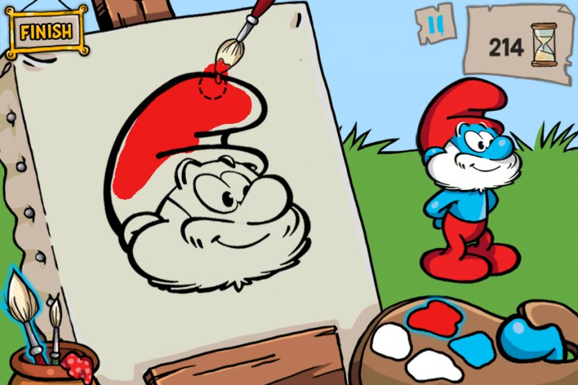 Papa Smurf Gargamel Smurfs' Village The Smurflings Smurfs - Holiday - Farming Cartoon Transparent PNG