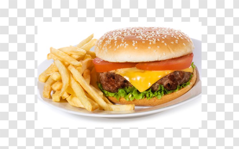 Cheeseburger Hamburger French Fries Gyro Chicken Sandwich - Fast Food - Burger Transparent PNG