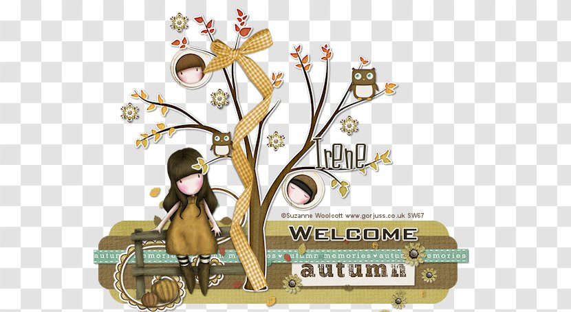 Clip Art Illustration Flower - Welcome Friends Autumn Transparent PNG