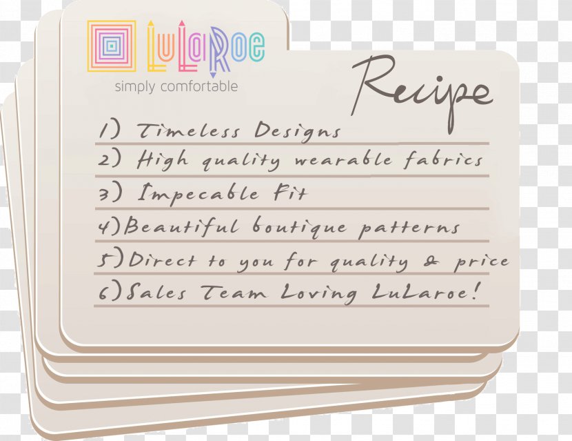 Material Font - Fashion Recipes Transparent PNG