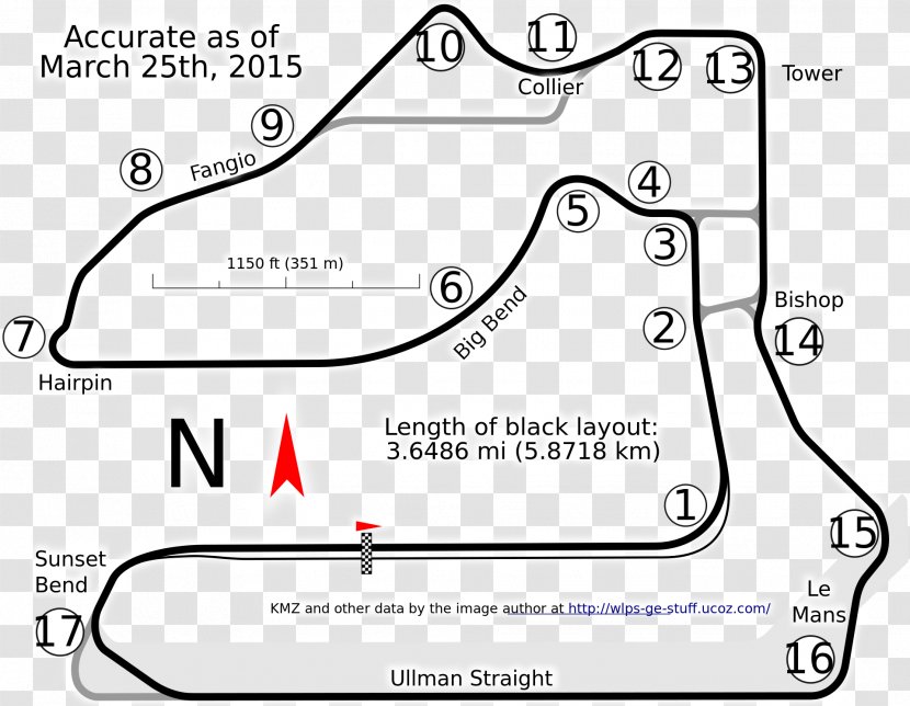 Sebring International Raceway 12 Hours Of Race Track Formula 1 - Area Transparent PNG