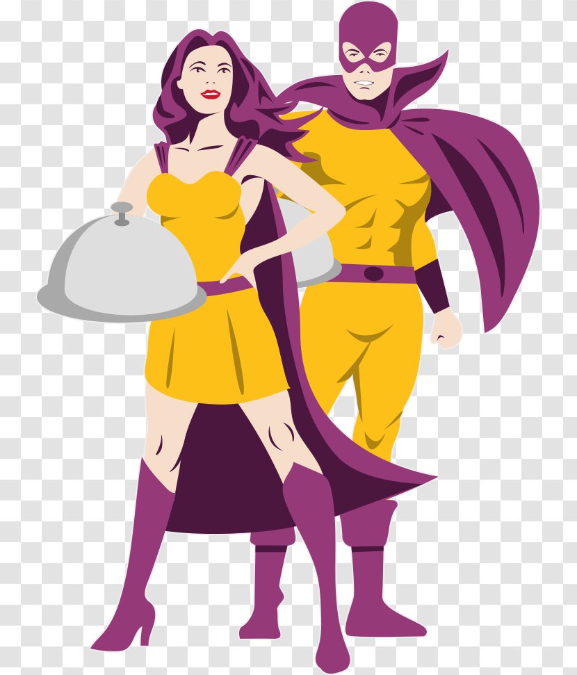 Foostix Restaurant Food Table Meal - Superhero Transparent PNG