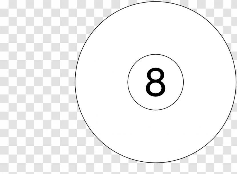 White Circle Area - Black - Scalawag Cliparts Transparent PNG