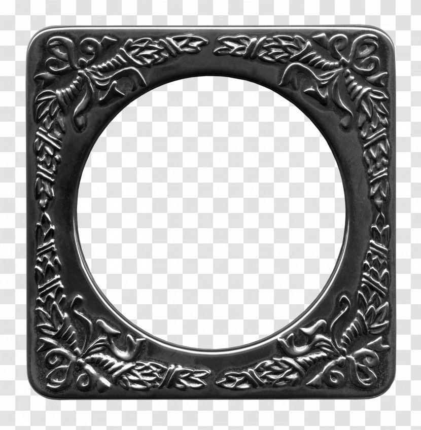 Picture Frames Silver Scrapbooking Photomontage Circle - Frame - Technology Transparent PNG