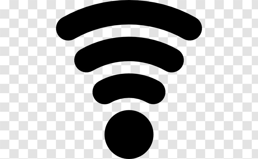 Signal Strength In Telecommunications Wi-Fi Symbol Clip Art - Monochrome Photography Transparent PNG