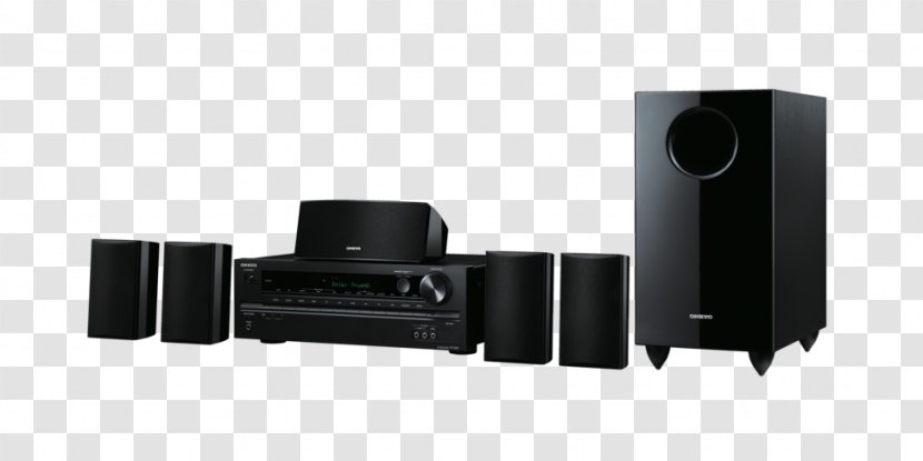 Home Theater Systems 5.1 Surround Sound Onkyo AV Receiver - 51 Transparent PNG
