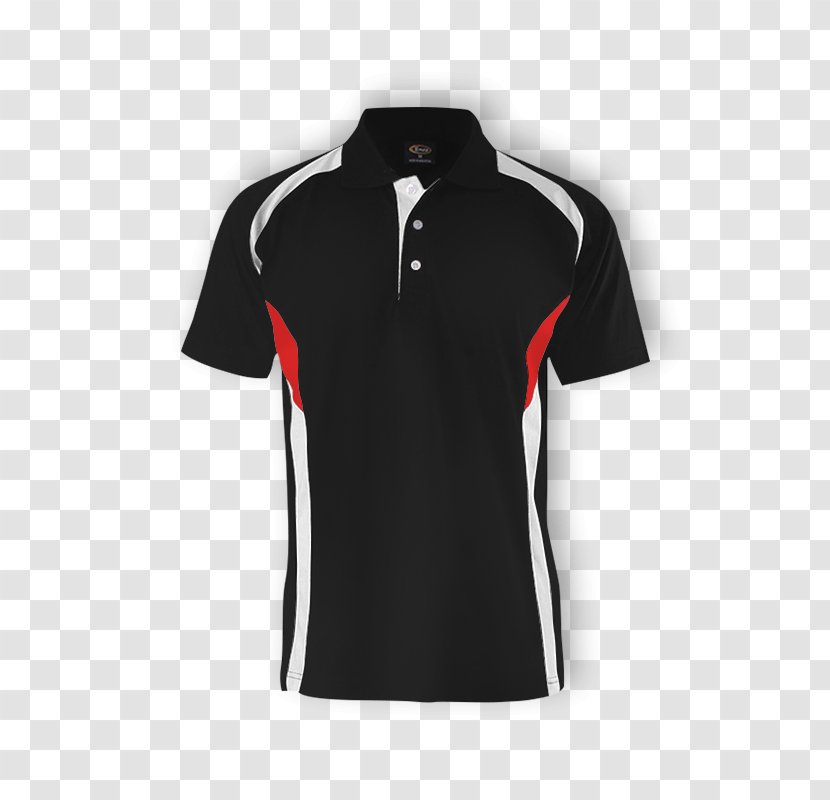 T-shirt Sleeve Polo Shirt Cut And Sew - T - Black Design Transparent PNG