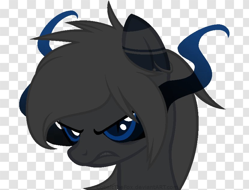 Cat Horse Demon Snout - Black Transparent PNG