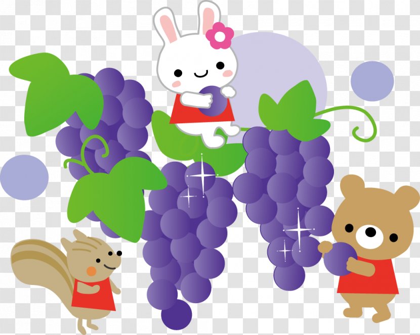 Child Care Jardin D'enfants Fruit Grape - Food Transparent PNG