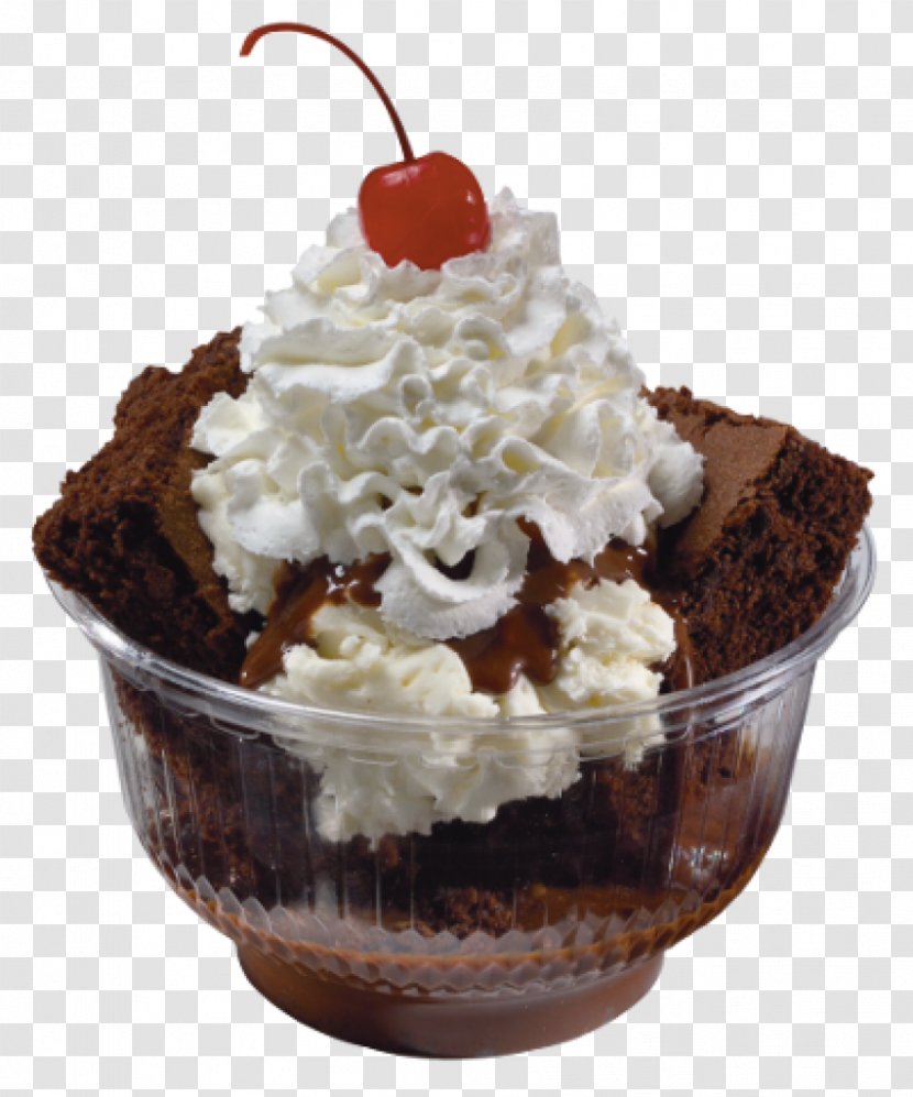 Ice Cream Sundae Chocolate Brownie Banana Split - Flavor Transparent PNG