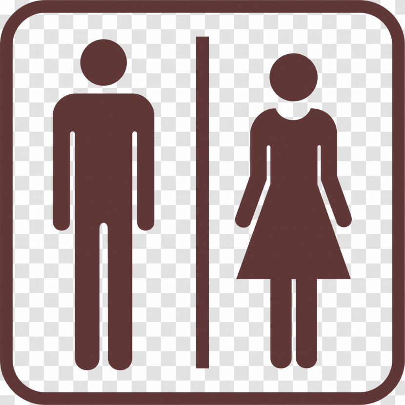 Bathroom Public Toilet Female - Sign - Mark Transparent PNG