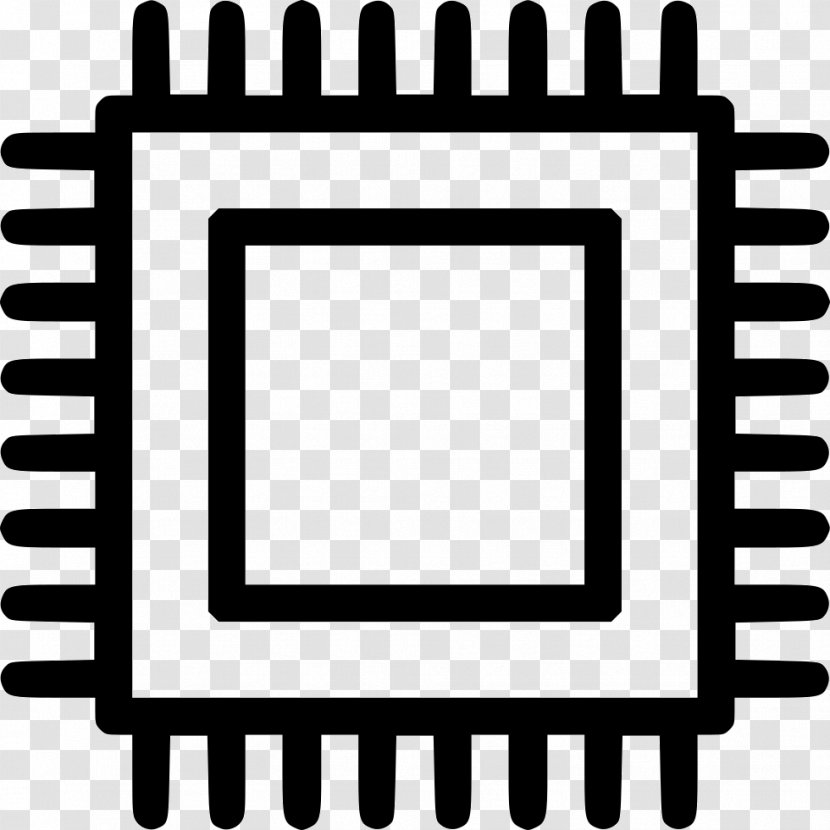 Central Processing Unit Integrated Circuits & Chips Clip Art - Microprocessor - Computer Transparent PNG