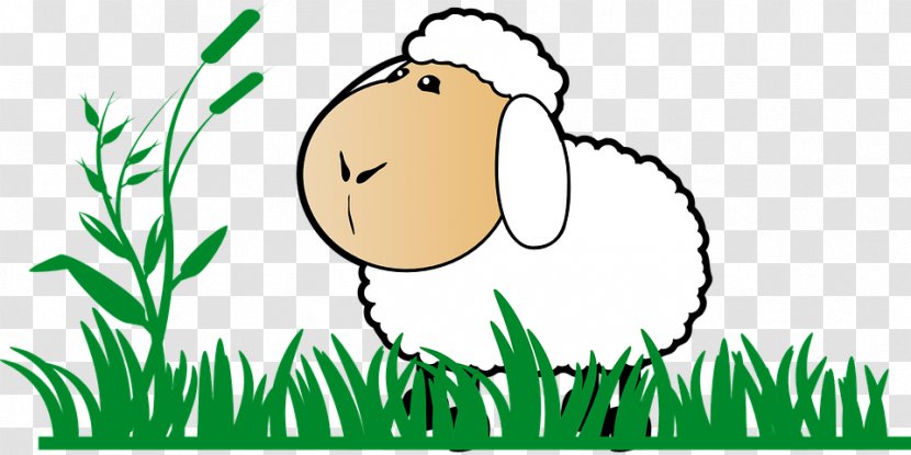 Sheep Cattle Herd Clip Art - Grazing - Grass,sheep,green Transparent PNG