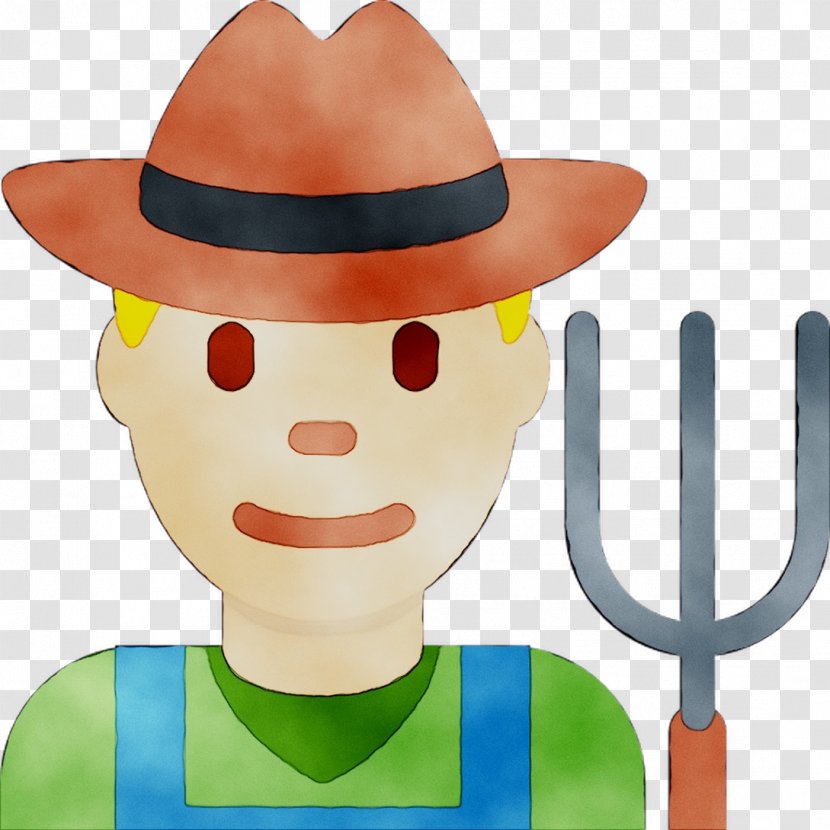 Emoji Agriculturist Farm Bauernhof Human Skin Color - Headgear Transparent PNG