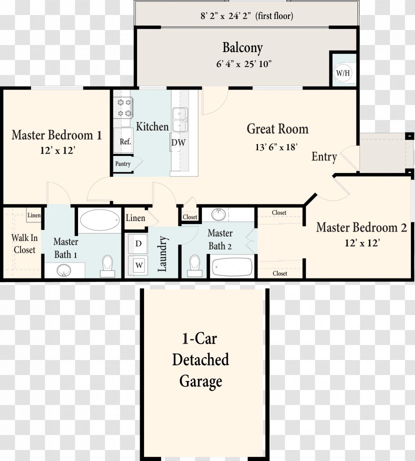 Floor Plan Homecoming At Terra Vista House Apartment - Gated Community Transparent PNG