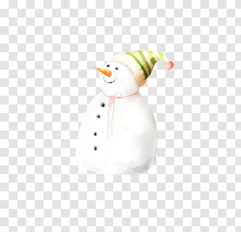Flightless Bird Snowman - Christmas Ornament Transparent PNG